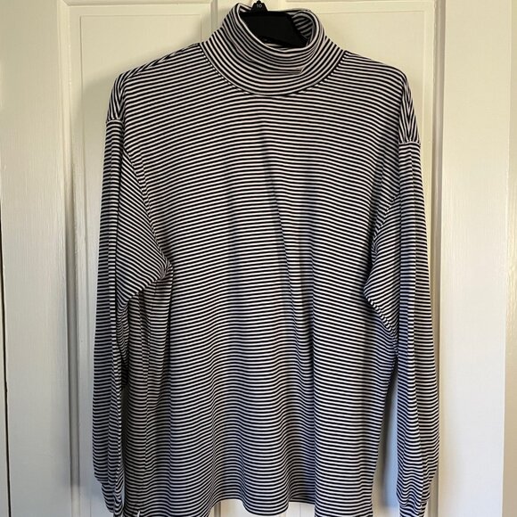 Brooks Brothers Striped Turtleneck - Picture 1 of 5